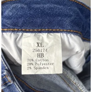Flamingals Cargo Jeans Women Size XL Blue Denim Streetwear Straight Leg 90s Vibe thumbnail 7