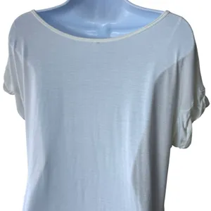 Free People White Floral Sheer Top Lightweight Fairy Festival Boho Feminine S thumbnail 7