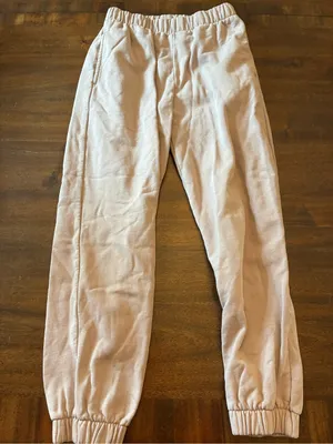 Brandy Melville Sweatpants Joggers Once Size Tan thumbnail 1