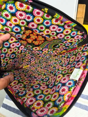 Vera Bradley Retired Symphony in Hue Tablet Sleeve Case Paisley Floral Zip thumbnail 4