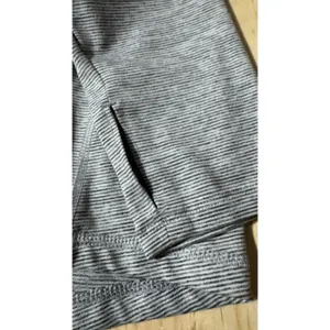 Old Navy Active Womens Gray‎ Space Dye Quarter Zip Pullover Thumbholes Large thumbnail 4