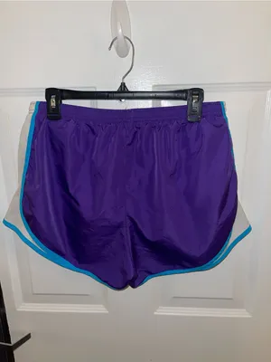 Everlast Purple Women's Running Shorts with Teal Trim - Size XL thumbnail 2