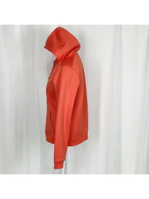 Under‎ Armour Orange Full-Zip Hoodie Sweatshirt thumbnail 9