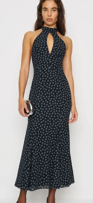 Reformation Noele Dress Maxi Size 10 thumbnail 1