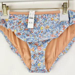 J.Crew Scrunchie Hipster Bikini Bottom Afternoon Floral Beach Plus Size 3X NWT thumbnail 4