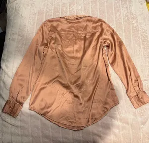 Japan Long Sleeve Pink Button Up thumbnail 3
