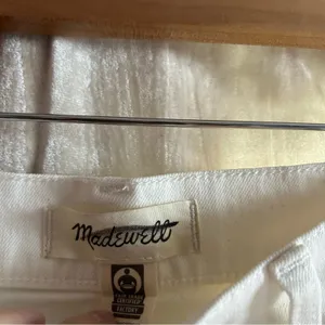 Madewell The‎ Petite '90s Straight Leg Jeans High Rise Tile White NWT Size 26P thumbnail 6
