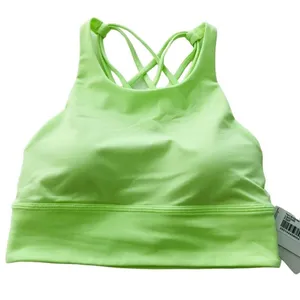 Lululemon Free to Be High-Neck Longline Bra Wild Light Support A/B Faded Zap S6 thumbnail 4