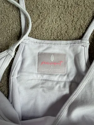 Free People Movement White Jumpsuit – Size L thumbnail 4
