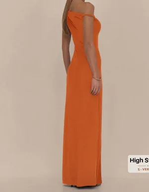 Orange maxi dress Size XS thumbnail 3