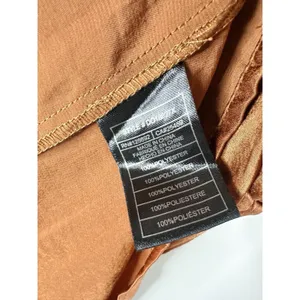 NWT Steve Madden Prairie Dreams Mini‎ Dress Apricot Satin Ruffle Smocked Small S thumbnail 15