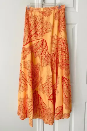 Anthropologie Hutch Printed Wrap Maxi Skirt, XS thumbnail 10