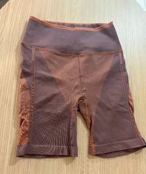 Allyson Felix X Athleta Legend Seamless High Rise Bike Short Flora Mauve Medium thumbnail 1