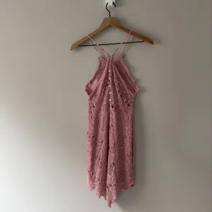 Free People Intimately She's Got It Lace Dress Pink spaghetti strap cotton blend thumbnail 3