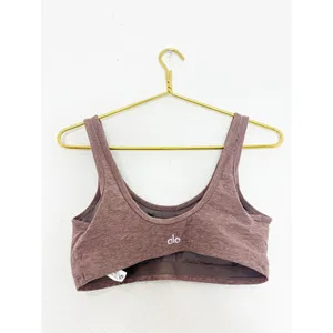 Alo Alosoft Center Stage Bra Size Medium Maeve Pink Sportsbra Workout thumbnail 10
