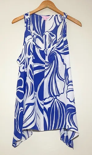 Lilly Pulitzer Malie Silk Tank thumbnail 1