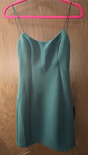 Lulus Paulina Forest Green Bodycon Midi Dress Forest Green NWT thumbnail 1