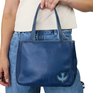 Vintage Y2K Rolfs Genuine Leather Blue Leather Mini Bag thumbnail 1
