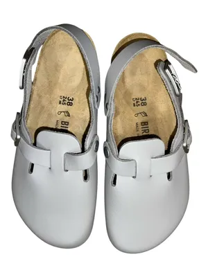 Birkenstock Tokio Pro Gunmetal Leather Clogs EU 38 Regular Fit NIB thumbnail 8