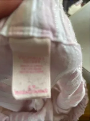 Women's Victoria's Secret Pajama Pants S Pink White Striped thumbnail 2