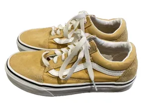 VANS Old Skool SK8 Yellow Suede Low Top Sneakers Unisex M 4 W 5.5 Skateboard thumbnail 1