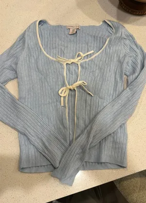 Light Blue Tie Top thumbnail 1