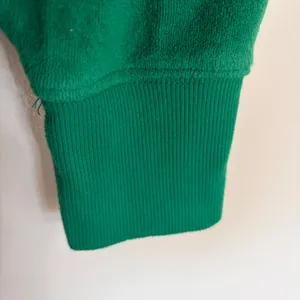 OFFLINE by Aerie Womens Green Terry Cloth Quarter Zip Pullover Sweatshirt Medium thumbnail 2