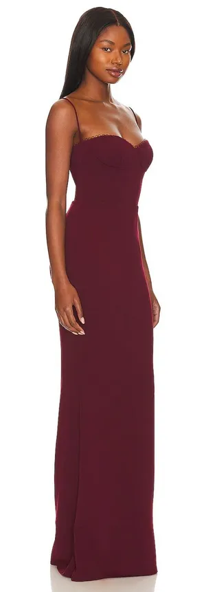 Katie May Yasmin Formal Gown – Bordeaux – XL thumbnail 1