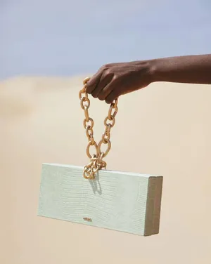 Cult Gaia Calla Wristlet Clutch thumbnail 1