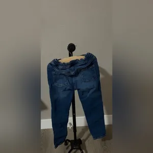 Old Navy Classic Blue Straight Leg Jeans thumbnail 4