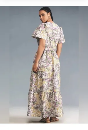 Anthropologie Floral Maxi Dress thumbnail 5