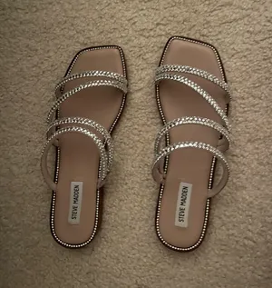 Steve Madden Statue Rhinestone Sandals thumbnail 2