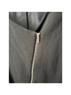 Mossimo Black Asymmetrical Zip Blazer Jacket Plus XXL thumbnail 4