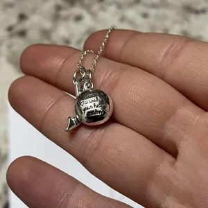 Signed DISNEY Chain Necklace Silver Tone - A Dream Is A Wish Your Heart Makes thumbnail 10