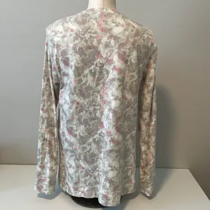 Mono b floral long sleeve knit top sz L thumbnail 3