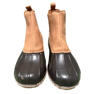 Steve Madden Size 6 Faux Leather Rubber Upper Rain Duck Boots thumbnail 3
