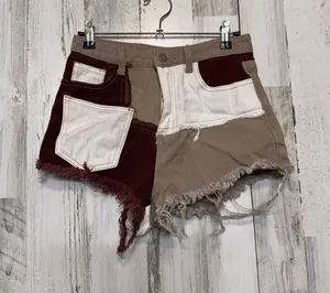 High waisted brown shorts size XS Tan thumbnail 1