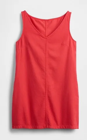 Gap UltraSoft Denim Mini Dress Size Large C71-017 thumbnail 1