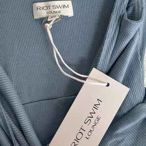 Riot Swim Roxi Maxi Dress Dusty Blue Sz XS Modal thumbnail 5