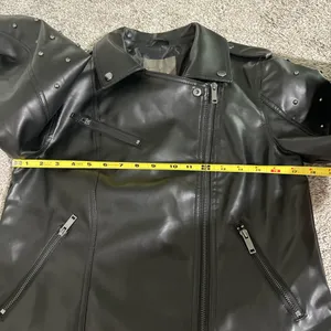 Maurices Black Studded Faux Leather Moto Jacket - Women thumbnail 8