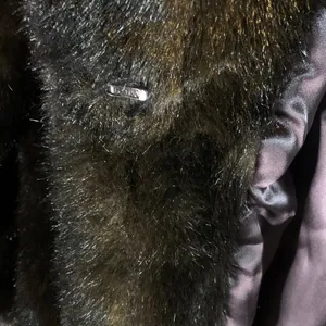 Vintage Faux Fur Long Coat Made in USA Size L thumbnail 7