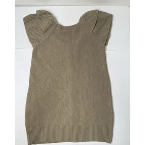 ZARAKNIT Cardigan Ruffle Sleeve Tan Size M Boho Chic Angora Wool Girlhoodcore thumbnail 10