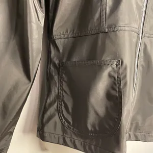 Renee Raquel Black Zipper PU Jacket, Large thumbnail 5