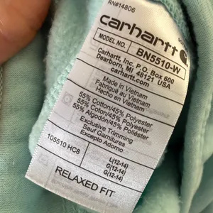 Carhartt Mint Green Women's Track Joggers Size Large Cozy Sweats Relaxed Fit thumbnail 6