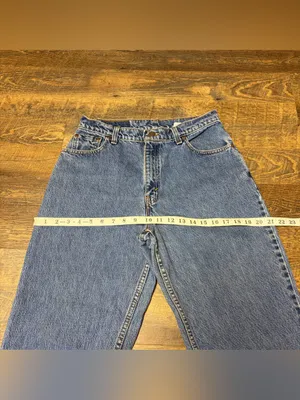 Vintage 90s Levi's 550 Jeans Relaxed Tapered Leg 10 Misses Blue USA Cotton thumbnail 6
