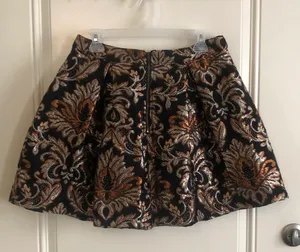 Gianni Bini Lordice Skirt Formal Metallic Embroidered thumbnail 2