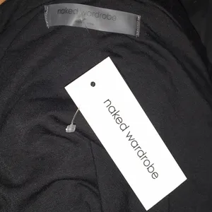 NWT Naked Wardrobe Off The Shoulder Cowl Neck Black Top Blouse Shirt M NW thumbnail 5