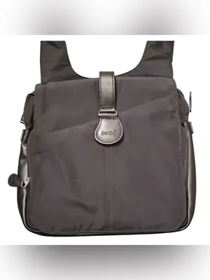 Ameribag Black Nylon Crossbody Travel Bag thumbnail 3
