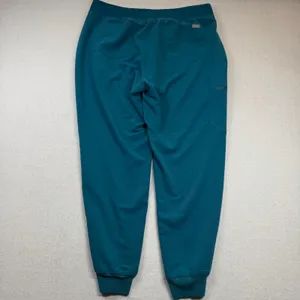 FIGS Zamora Jogger Scrub Pants Women’s XL Teal Blue Green Technical Collection thumbnail 2