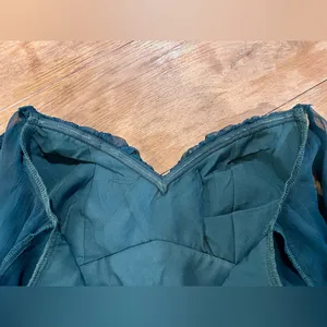 Lulu's Deep Teal Dress Medium thumbnail 4